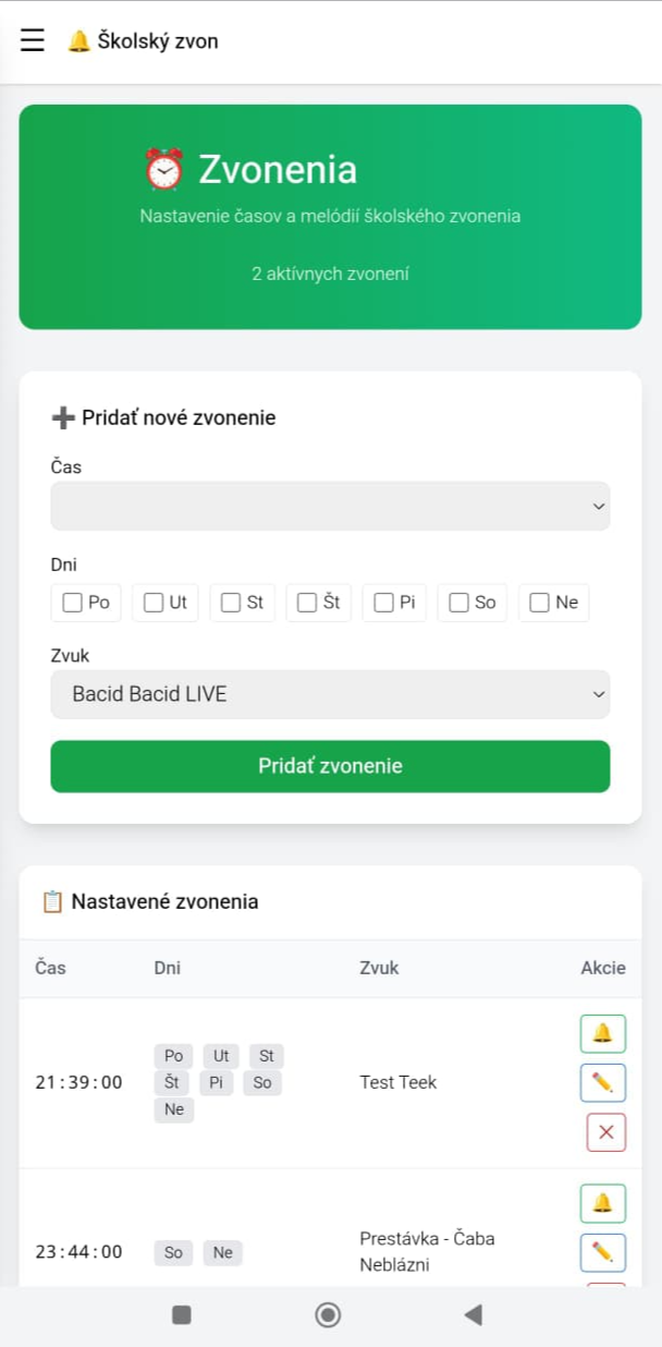Ukážka systému 2
